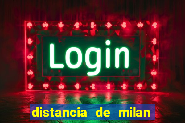 distancia de milan a paris