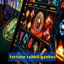 fortune rabbit ganhos