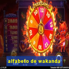 alfabeto de wakanda