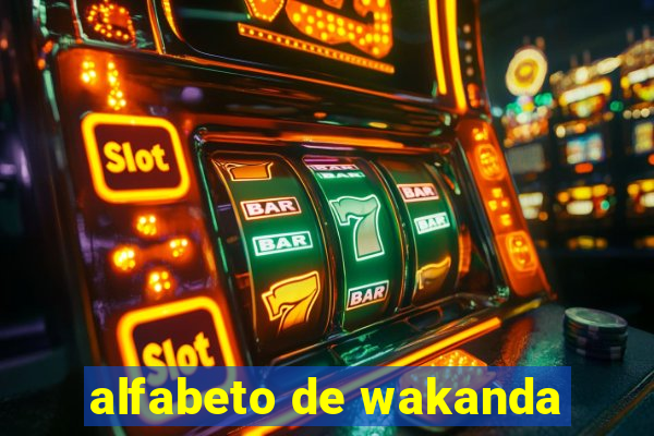 alfabeto de wakanda