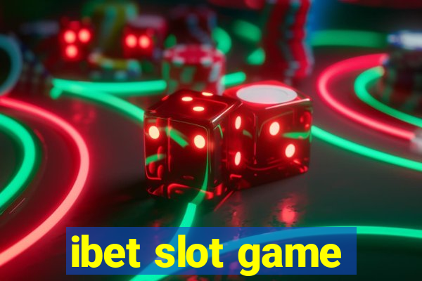 ibet slot game