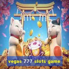 vegas 777 slots game