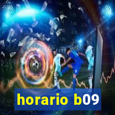 horario b09