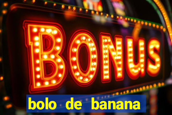 bolo de banana menino prendado