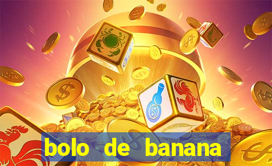 bolo de banana menino prendado