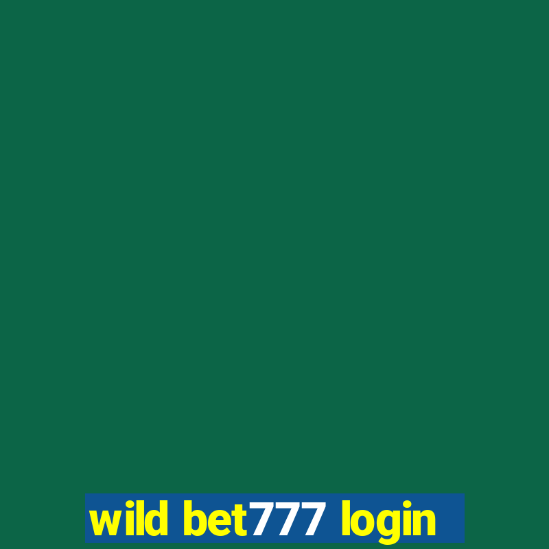 wild bet777 login