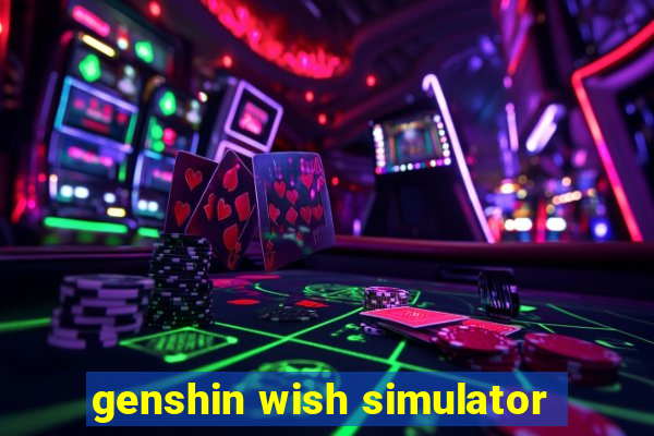 genshin wish simulator