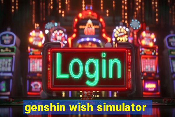 genshin wish simulator