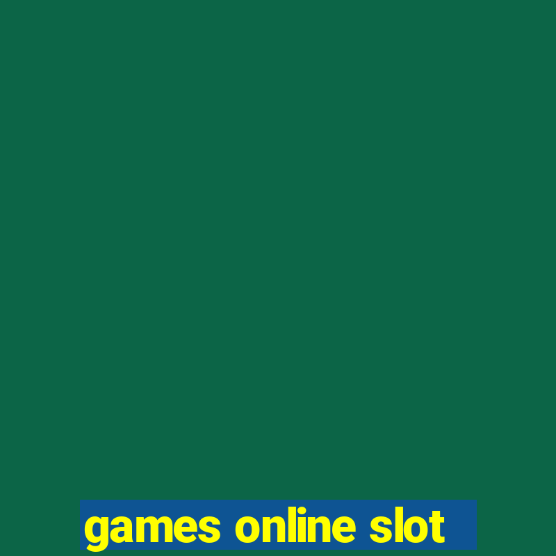 games online slot