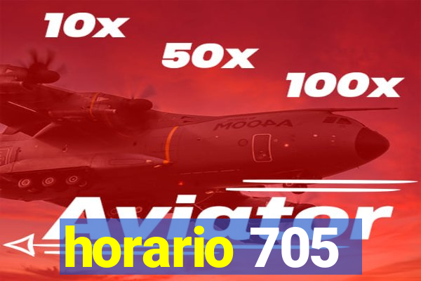 horario 705