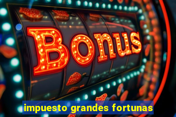 impuesto grandes fortunas