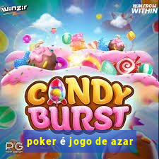 poker é jogo de azar