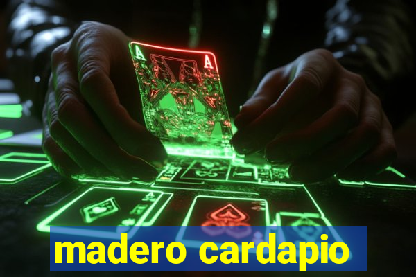 madero cardapio