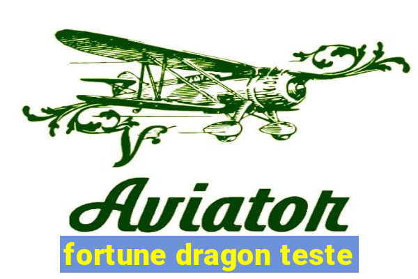 fortune dragon teste