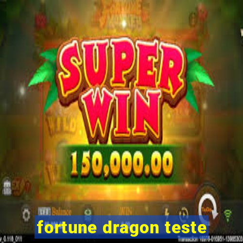 fortune dragon teste