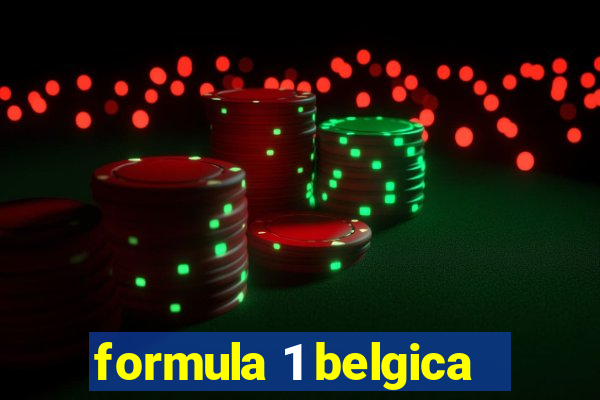 formula 1 belgica