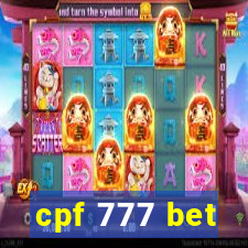 cpf 777 bet