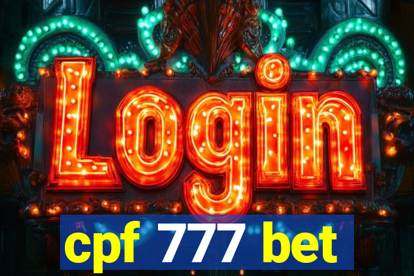 cpf 777 bet