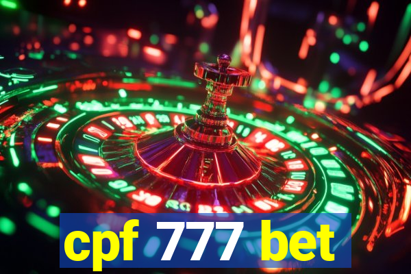 cpf 777 bet