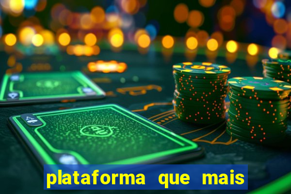 plataforma que mais paga fortune tiger