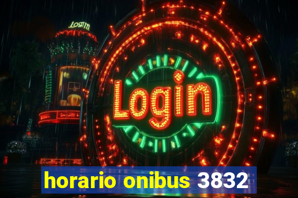 horario onibus 3832