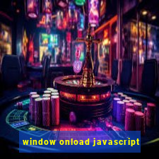 window onload javascript