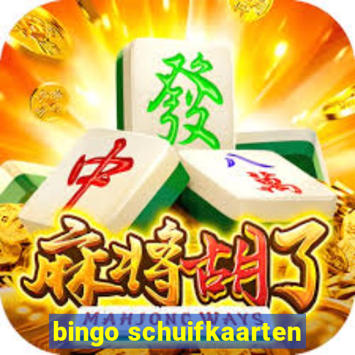 bingo schuifkaarten