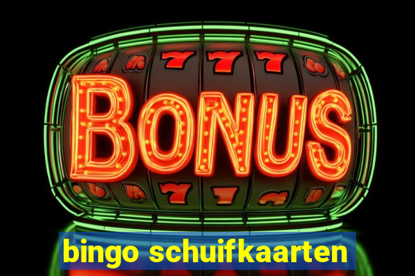 bingo schuifkaarten