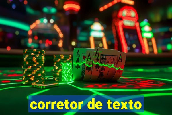 corretor de texto