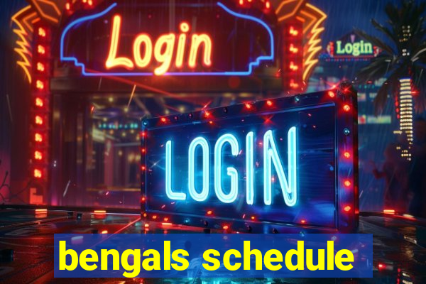 bengals schedule