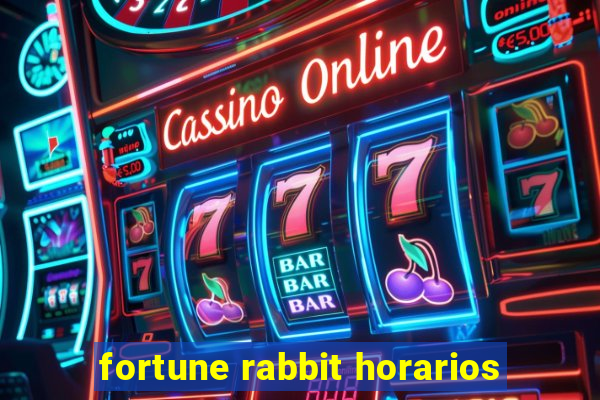 fortune rabbit horarios