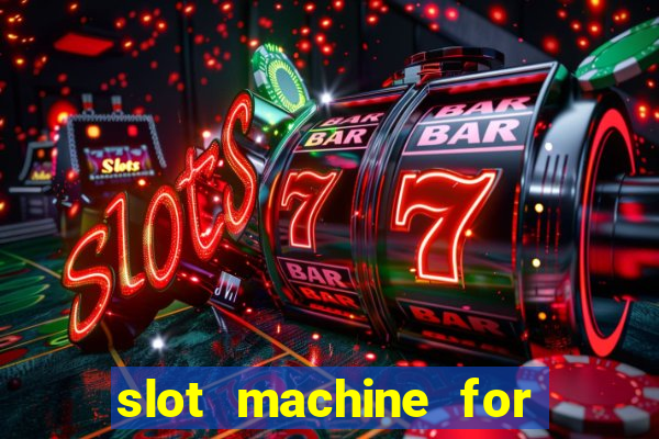 slot machine for home bar