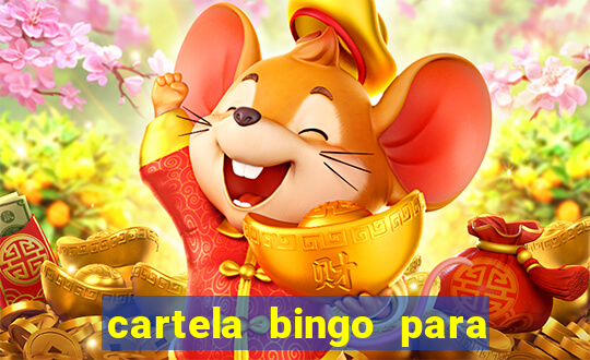 cartela bingo para cha de cozinha imprimir gratis