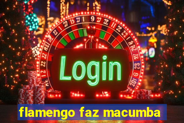 flamengo faz macumba