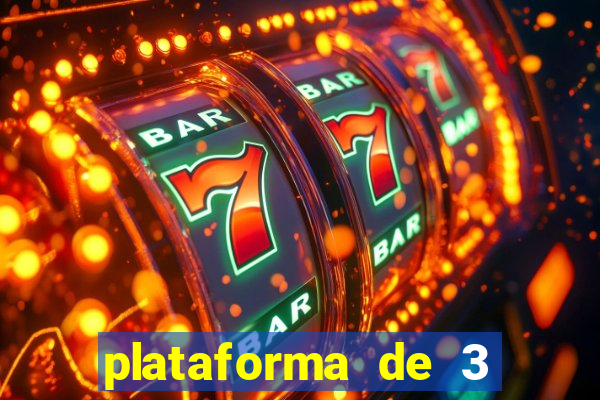 plataforma de 3 reais cassino