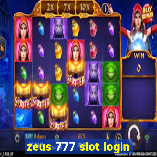 zeus 777 slot login