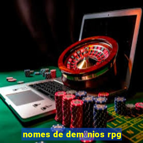 nomes de dem么nios rpg