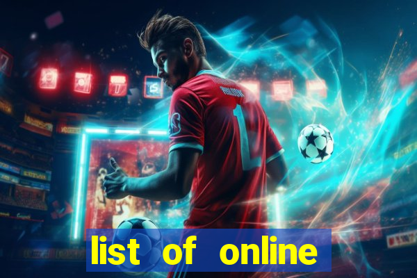 list of online slot sites