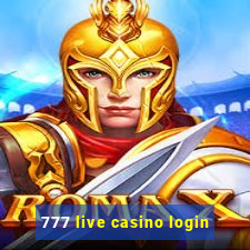 777 live casino login