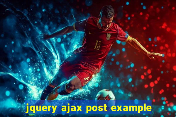 jquery ajax post example