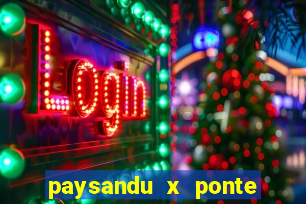 paysandu x ponte preta palpite