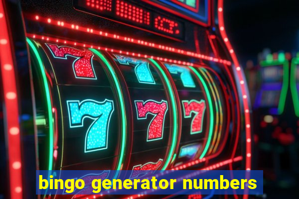 bingo generator numbers