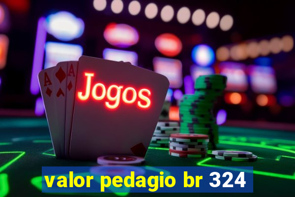 valor pedagio br 324