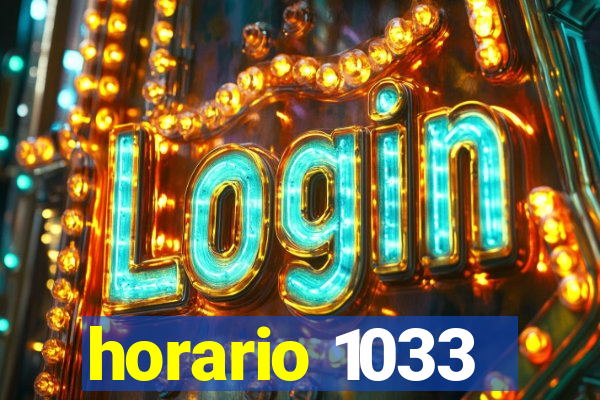 horario 1033