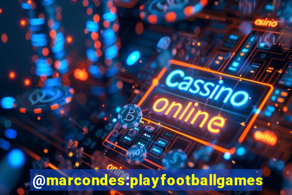 @marcondes:playfootballgames bingo football