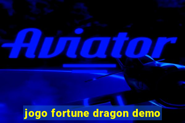 jogo fortune dragon demo