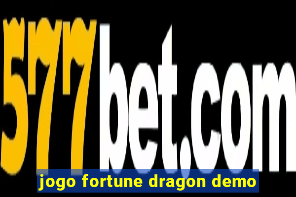 jogo fortune dragon demo