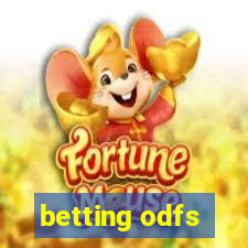 betting odfs