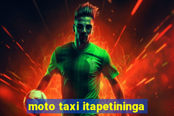 moto taxi itapetininga