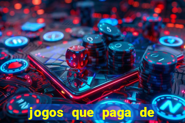 jogos que paga de verdade no pix